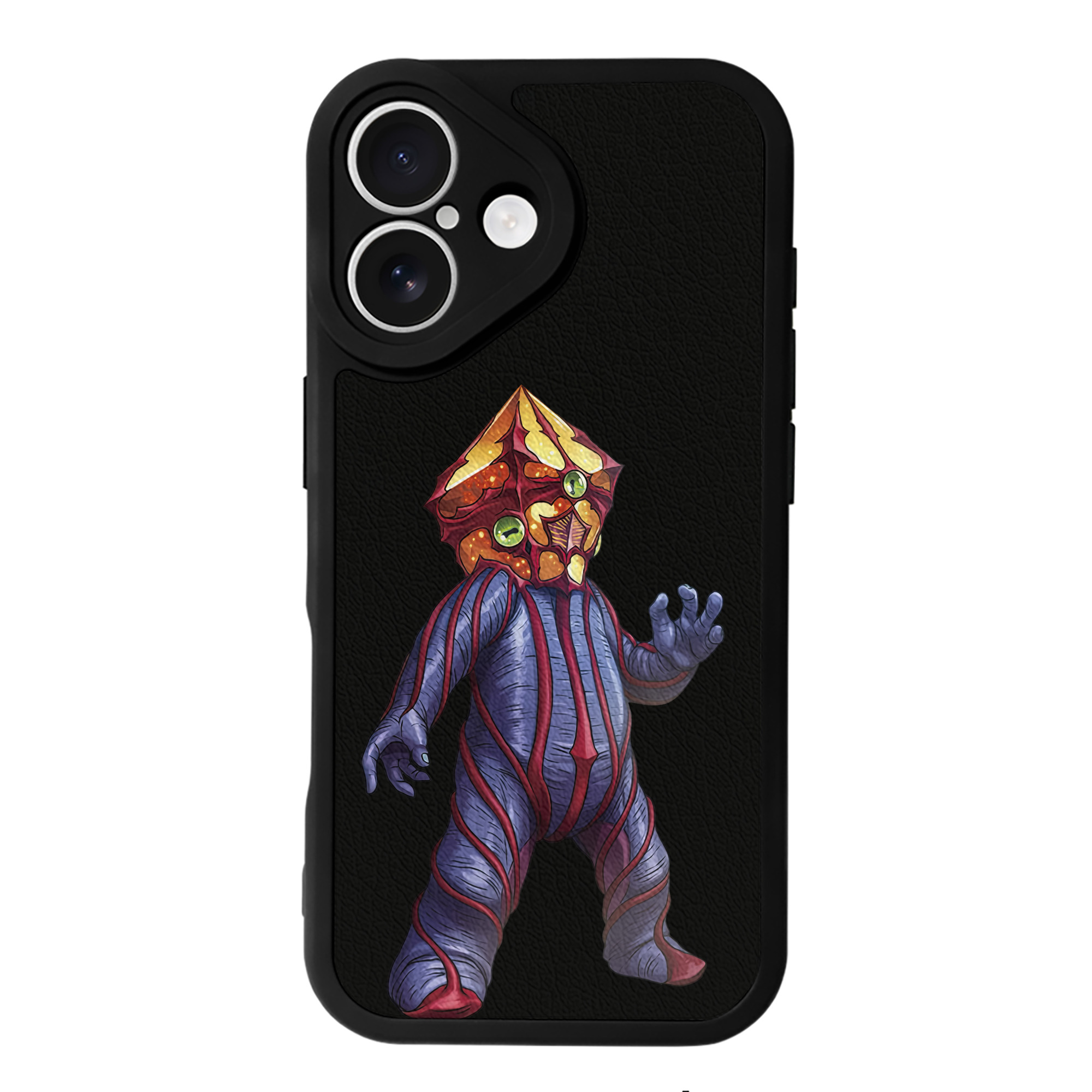 （画像用） ウルトラマン Ultraman 【iPhone 16シリーズ対応】シリコンスマホケース（レザー調） 材質：シリコン